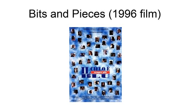 Bits and Pieces